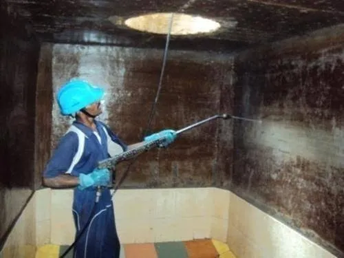 Licensed technicians performing advanced plumbing inspections and repairs in commercial buildings