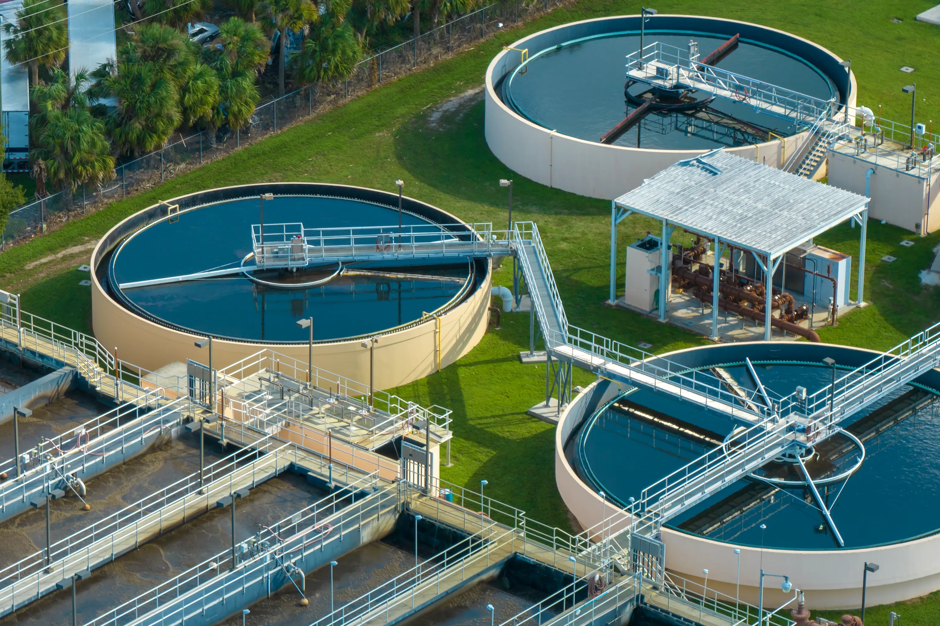 treatment plant for sewage
